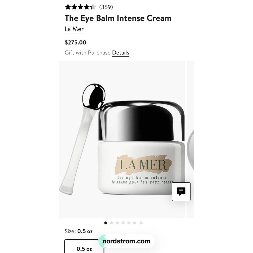 La Mer The Eye Balm Intense 0.5 oz/15ml. NEW in Sealed Box Authentic $275